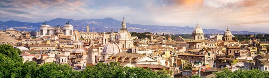 Tour guiado por vídeo interativo em Roma